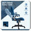 Fauteuil de bureau en velours-566646677-566646680