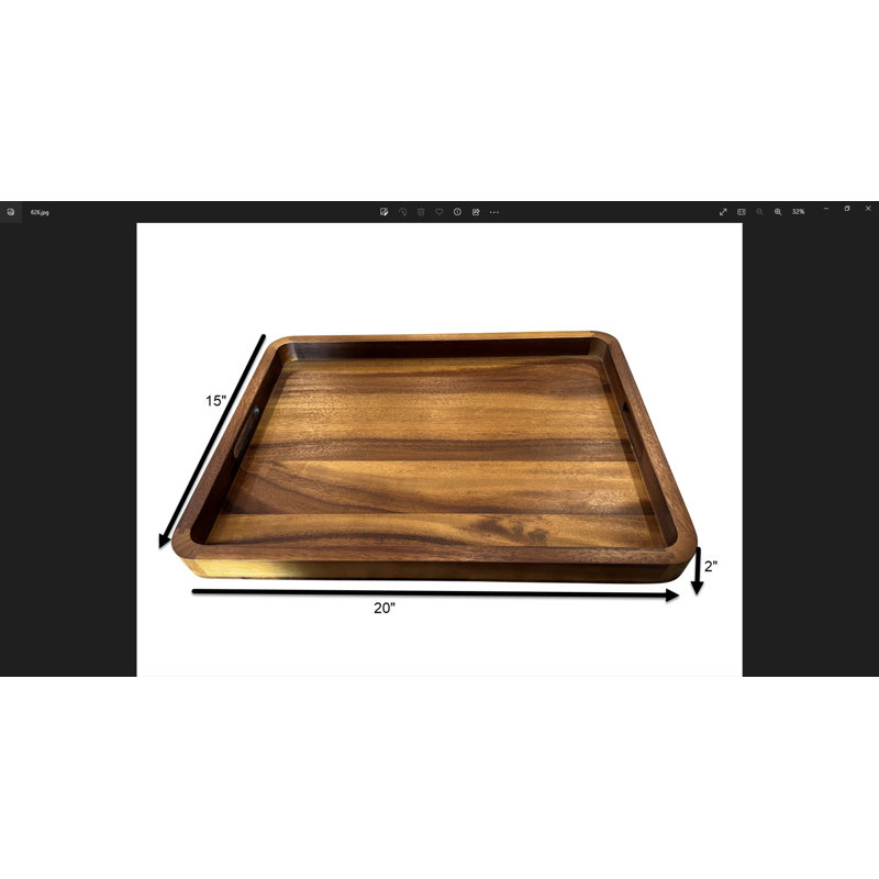 Plateau en bois massif