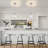 1-Light Modern Crystal Single Pendant Light With Adjustable Height-1915699881