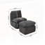 Fauteuil à pleine compression avec repose-pieds pivotant-1947813069