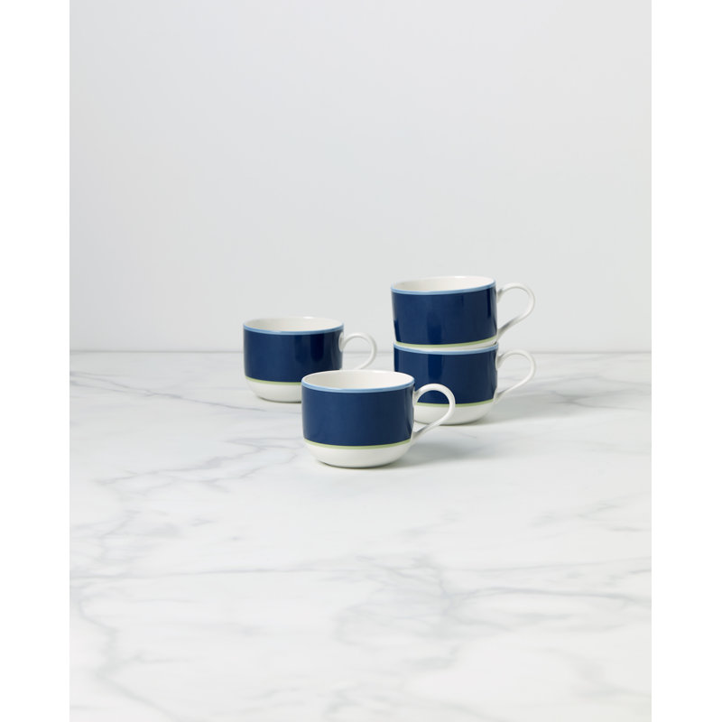 Make It Pop Porcelain Teacup, Blue