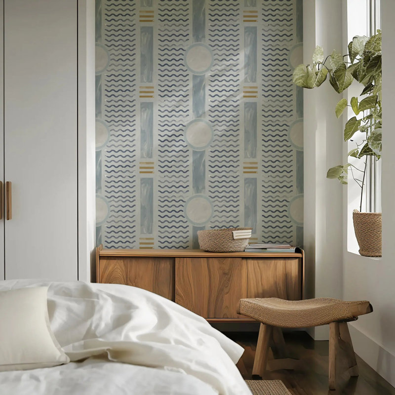 South Beach Facade - Wallpaper, Sandy Paint, Peel & Stick