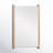 Angeles Solid Wood Rectangle Mirror-1358007211