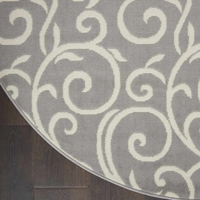 Yohei Abstract Indoor Rug, Round 5'3"