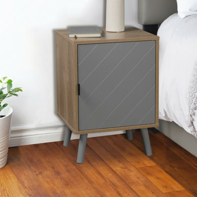 Dillard 40cm W Particle Board / Chipboard Bedside Table