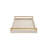 Ivory Shagreen Leather Serving Tray With Gold Handles, 17.7X11.8Inch Large Wooden Decorative Tray For Coffee Table Large Ottoman Tray For Home Decor Living Room (Ivory)-123108508-123108511