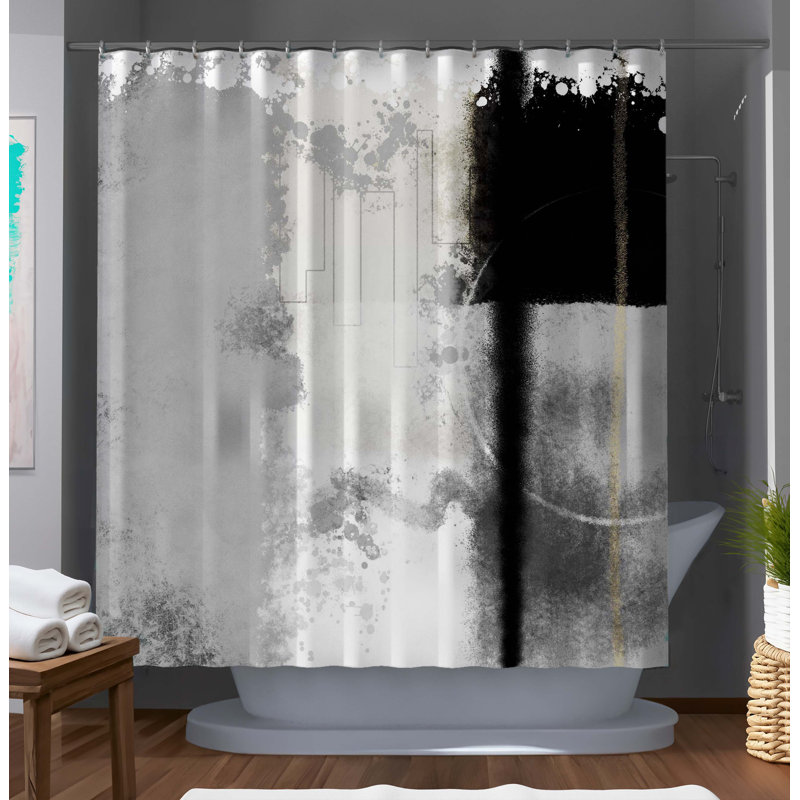 Abstract Shower Curtain