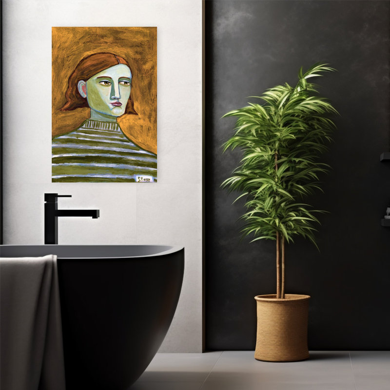 Art contemporain, art contemporain abstrait, H 24 po x l 16 po