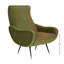 Dakota Velvet Retro Mid Century Accent Chair-33012599