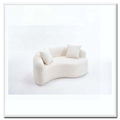 Canapé modulaire courbé