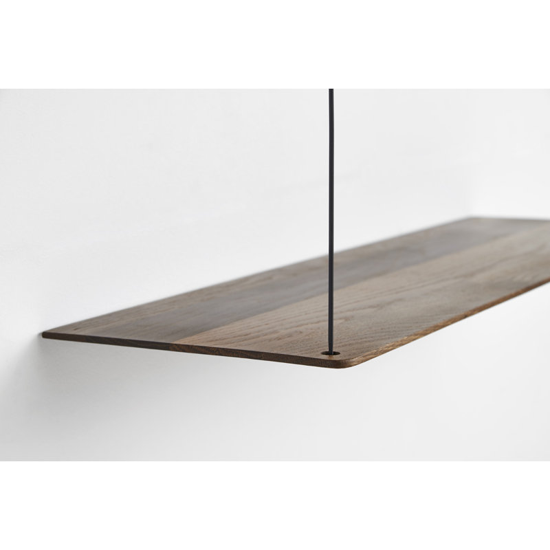Stedge Add-On Shelf (80 Cm), 15.7" H x 23.6" W x 8.7" D, Smoked Oak