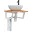 Ronecia 50cm Solid Wood Bathroom Vanity Top-863028143