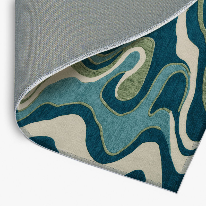 Nature Green Indoor and Outdoor Area Rug, Rectangle 2' x 3'