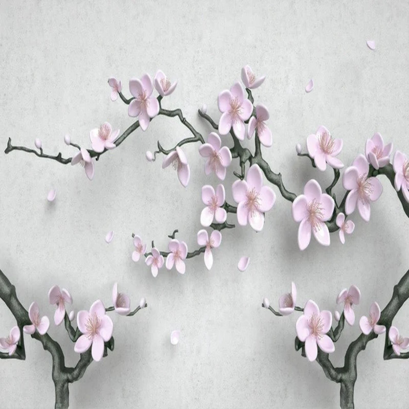 Cherry Blossom Serenity Mural Series, 114" L x 204" W