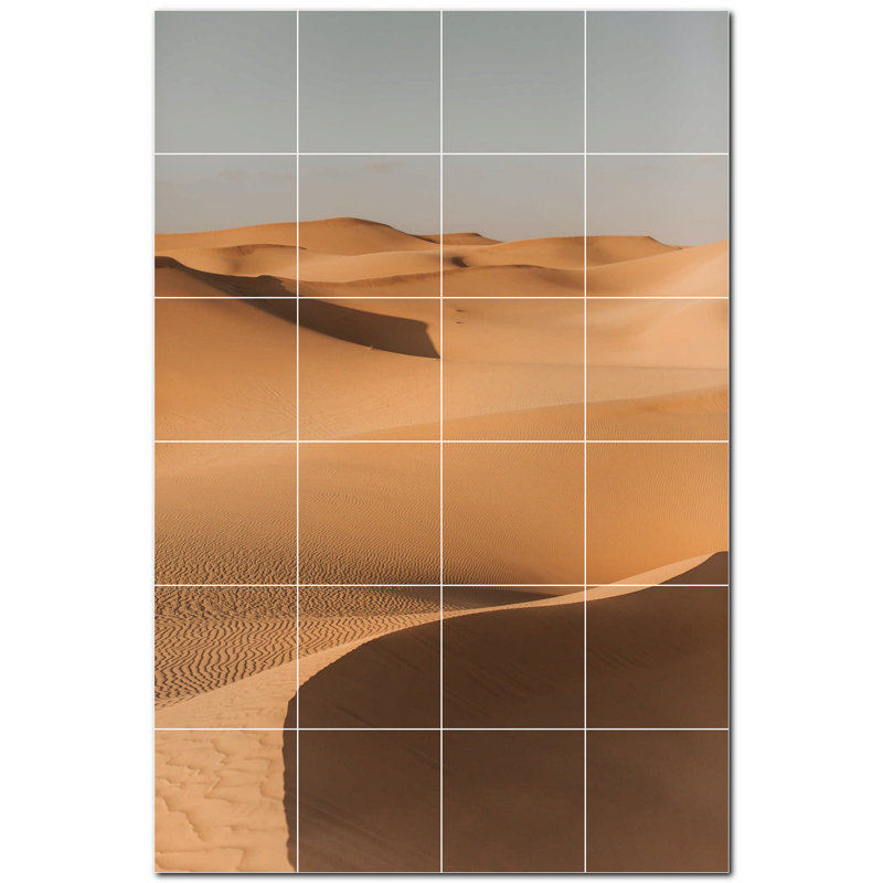 Murale décorative en céramique 4,25 po x 4,25 po