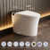 Smart Bidet Toilet Tankless, Intelligent Bidet Toilet with Auto/Blackout Flush, Heated Seat, Warm Wash, Warm Dryer (Remote Control Included)