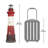Coastal Solar Lighthouse Statue