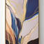 125cm Luxury Wall Art for Bedroom & Living Room Furniture, Blue & Gold Wall Mounted Canvas Painting