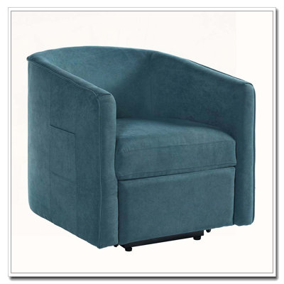 Power Lift Recliner Barrel Shape Recliner Chair
