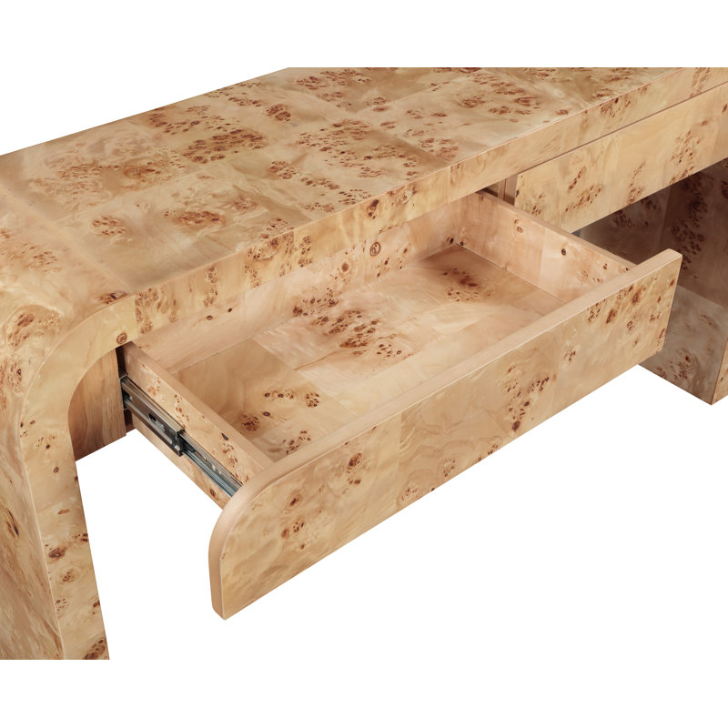 Kaiyanna 54" Console Table, Natural Ash Wood