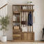 39.37 " Wide Hall Tree with Shelves