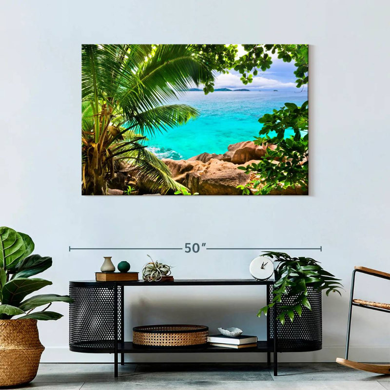 Paysage Gillard Seychelles, H 30 po x l 45 po