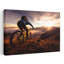 «Golden Hour Mountain Biking Abstract Contemporary Mountain», reproduction d'art murale-129709394