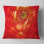 Gros plan de pétales de fleurs rouge vif - coussin imprimé floral-30721184-30721188