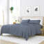 Ensemble de draps en microfibre doublement brossée 4 pièces Becky Cameron 1800 Series-2084323843-2038499688