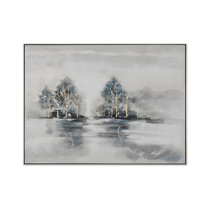 Acrylic Painting Walk In Autumn