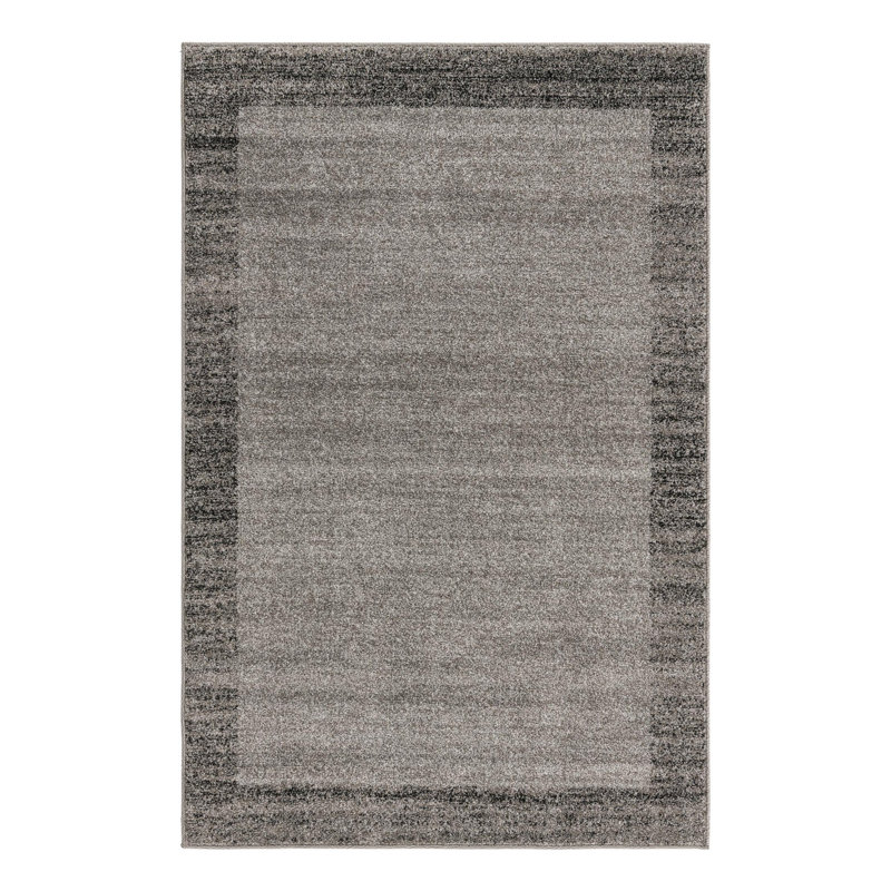Tapis gris clair Hermina, Rectangle 5 pi 3 po x 8 pi