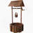 Charming Rustic Outdoor Planter For Garden Décor With Hanging Feature
