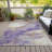 Machine Washable Indoor/Outdoor Xhevrie Purple Rug-112123096