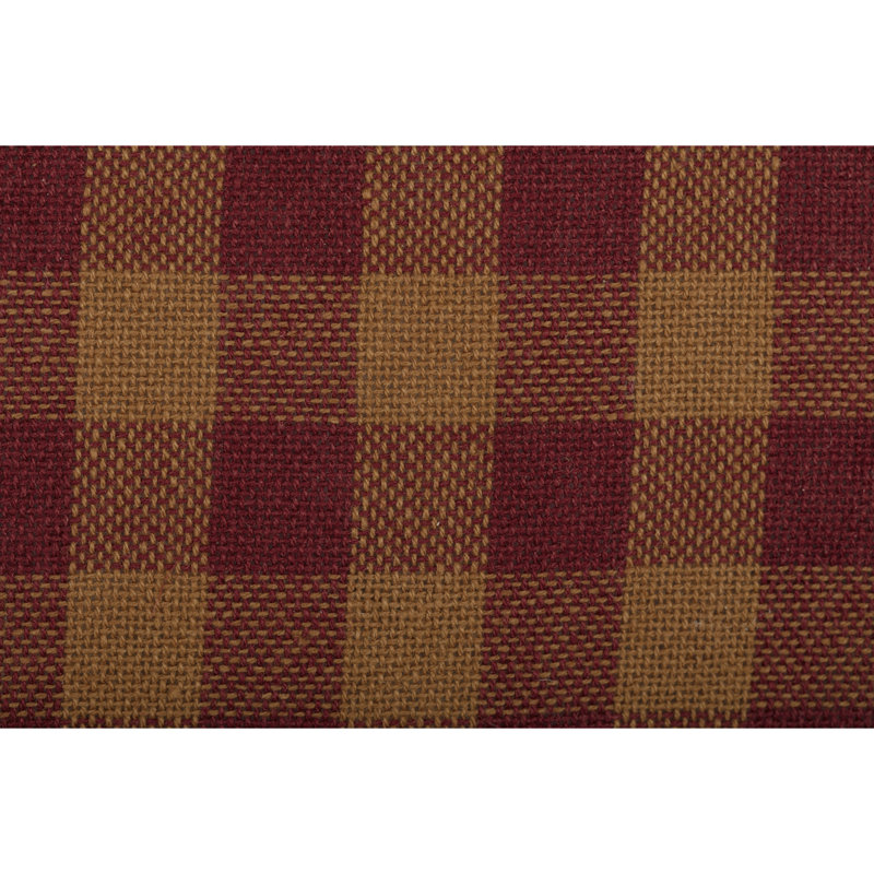 Coussin Aliosha, Bourgogne / brun foncé