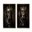 «Crowned Royal Labrador Dog I», ensemble de 2 décorations murales pour chien-102576783-102576781