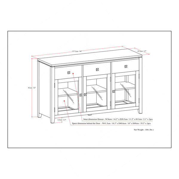 Dimensions du produit