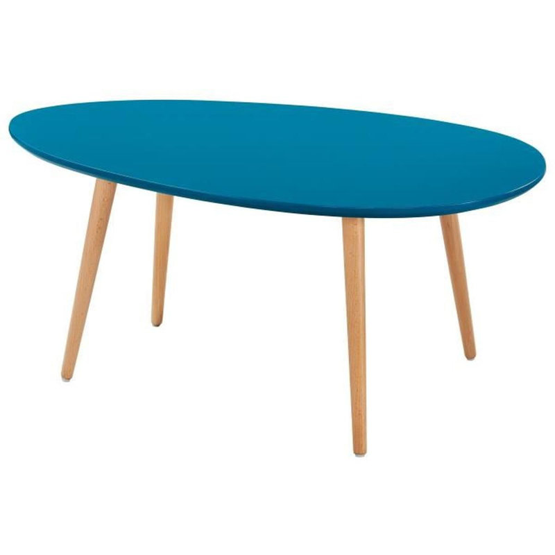 Boydton Four Leg Coffee Table, Blue