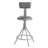 6500 Series Backed Adjustable Height Ergonomic Lab Stool with Footring