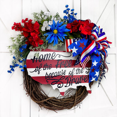 Handcrafted Faux 18'' Wreath