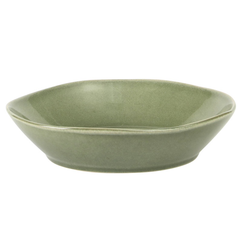 Bloomhouse Montecito Breeze 16 Piece (Service for 4) Double Plates and Bowls Stoneware Reactive Glaze Dinnerware Set - Laguna Dawn