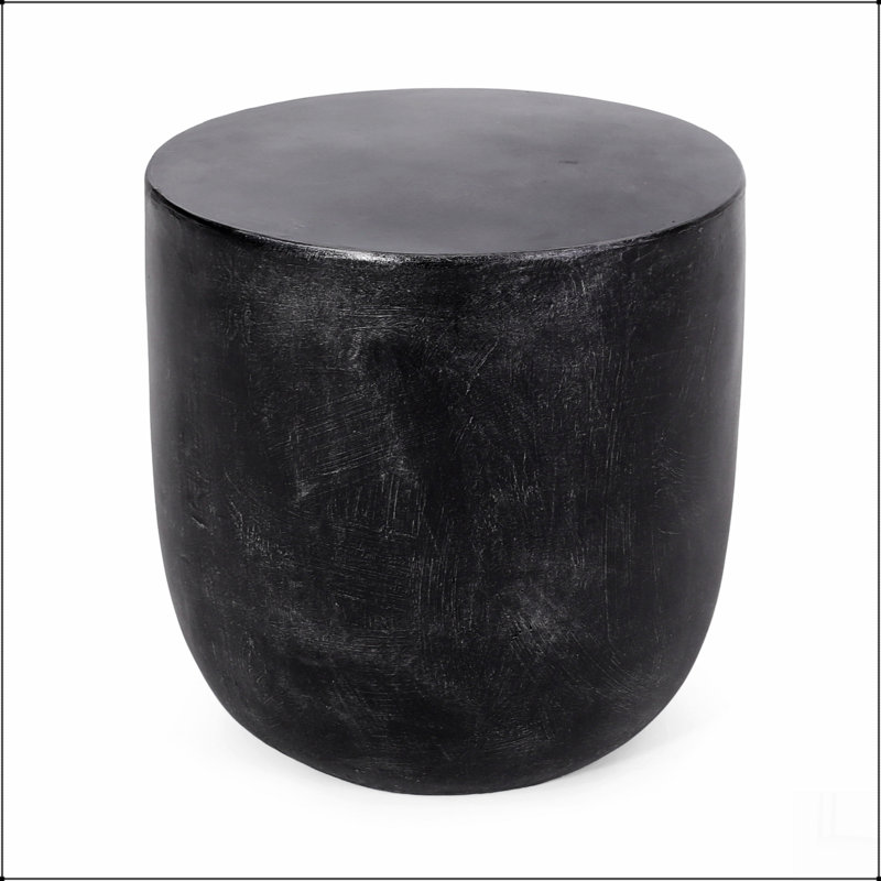 Table d'appoint d'extérieur en béton léger