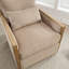 Fauteuil d'appoint pivotant en velours côtelé-768293674
