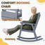 Chaise berçante d'extérieur en plastique-129459553
