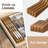 Bamboo Wood Drawer Knife Organizer-125504574