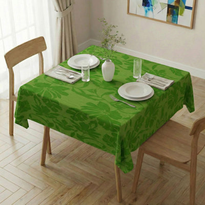 Nappe élégante (55 x 55 pouces), 65% coton / 35% polyester, facile à nettoyer, lavable à la machine à 86 ° F, va au sèche-linge, repassable | Parfait pour la table à manger et les occasions spéciales, design durable et élégant