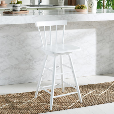 Portside Swivel Solid Wood Counter Stool