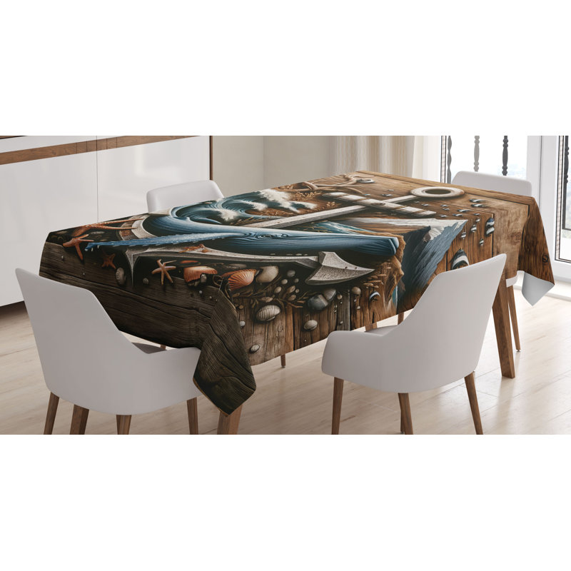 Weon Rectangle No Pattern Microfiber Tablecloth, 90" Rectangle