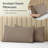 Luxclub 4 PC Dark Khaki Queen Silky Soft Cooling Extra Deep Pocket Performance Sheet Set-123418273-123418292