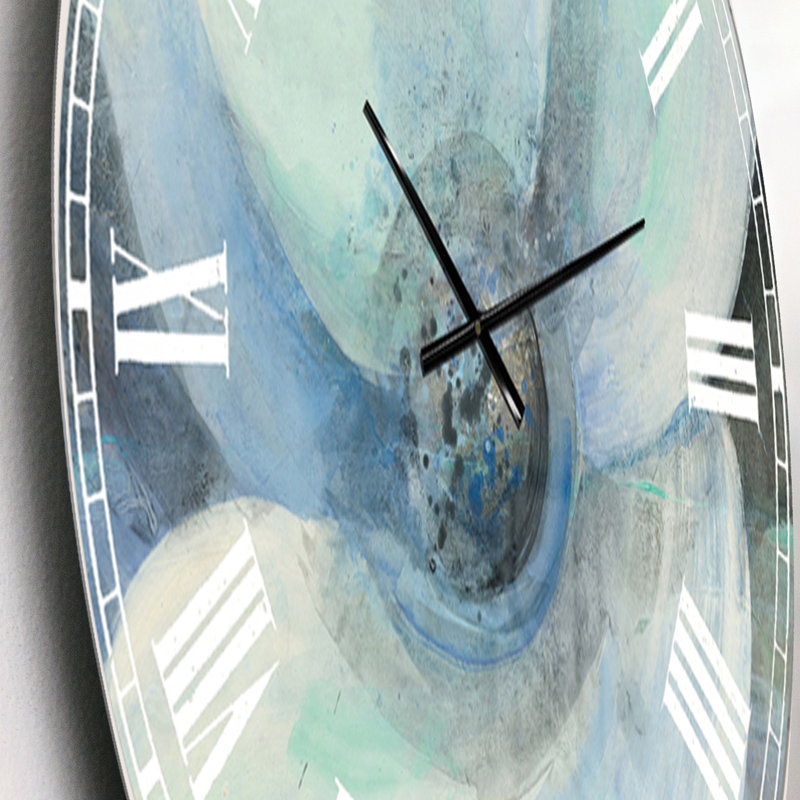 Horloge murale Swigart Watercolor Moonlight Magnolia II, Petit