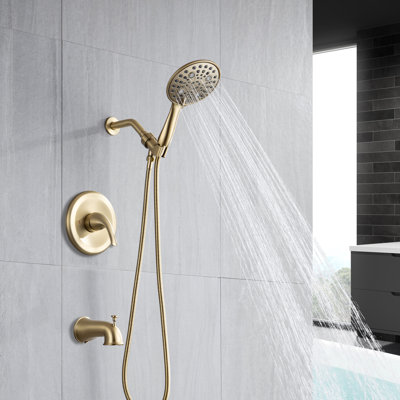 Robinet de baignoire et de douche avec valve brute